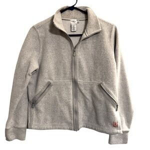 Vintage Calvin Klein Jeans Women’s Fleece Zip-Up Jacket – Size Large